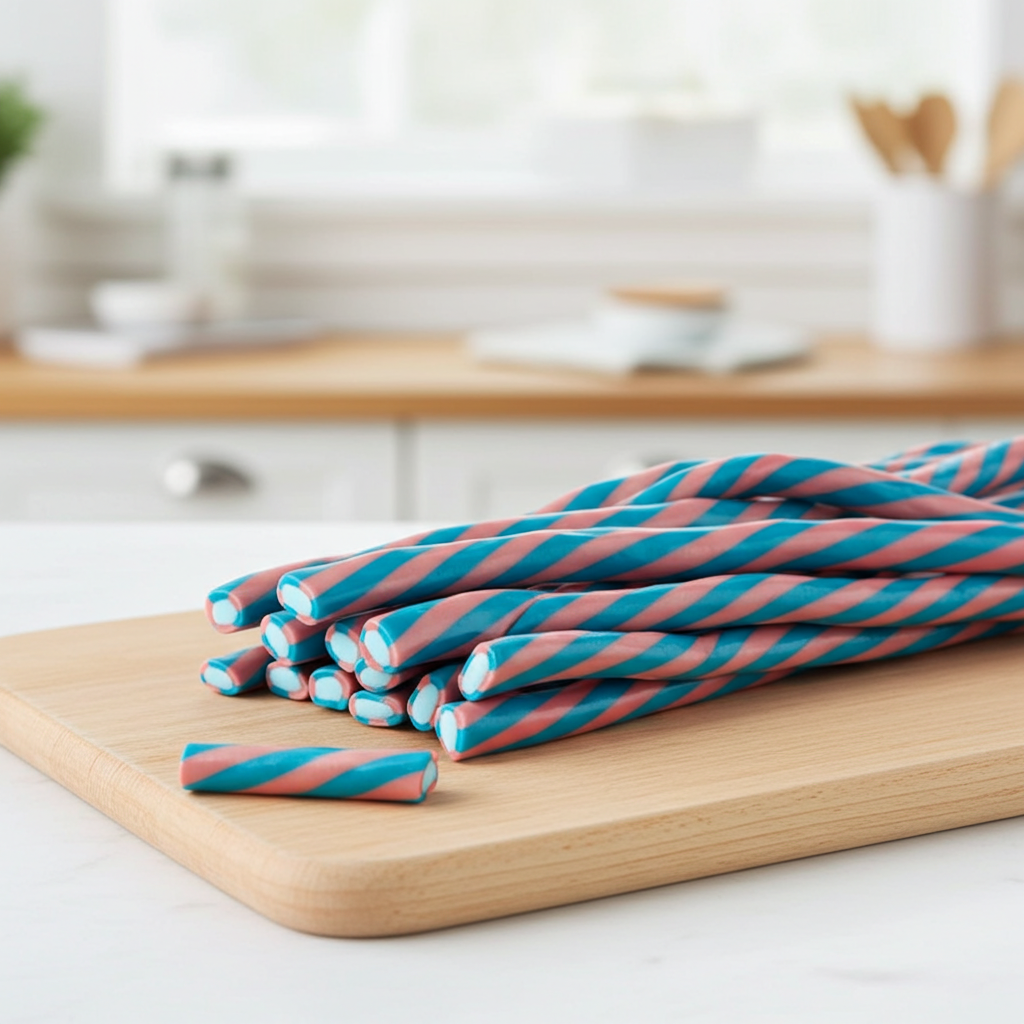 Sweet Cotton Candy Licorice Rope