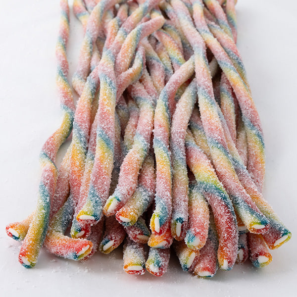Sour Rainbow Licorice Rope | 2-Foot European Gourmet – Rop'd Luscious ...