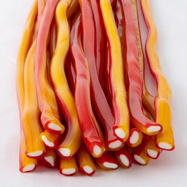 Sweet Strawberry Banana Licorice Rope 2Foot European Gourmet Rop'd